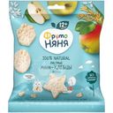 Мини-хлебцы Фрутоняня рисовые с яблоком, 30г