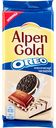 Шоколад молочный Alpen Gold Oreo классический чизкейк, 95 г