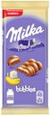 Шоколад Milka Bubbles молочный пористый с бананово-йогуртовой начинкой, 97 г