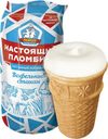 Мороженое Настоящий Пломбир ванильный вафельный стакан 15% БЗМЖ 80г