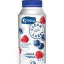 Йогурт питьевой VIOLA Clean label малина-черника 0.4%, 280г