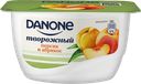 Продукт творожный DANONE персик-абрикос, 3,6%, 130г