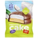 Десерт Fit Kit Кейк со вкусом Тропический Кокос протеиновый глазированный 50г
