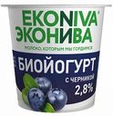 Биойогурт Эконива с черникой 2,8%, 125 г