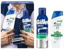 Набор Шампунь и бальзам-ополаскиватель Head&Shoulders 2в1 Основной уход против перхоти 200мл + Пена Gillette Series Успокаивающая для бритья 200мл