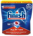 Таблетки для посудомоечной машины Finish All in 1 Max, 100 шт