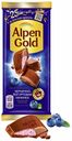 Плитка Alpen Gold молочный шоколад черника йогурт 85 г