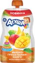 Пюре фруктовое АГУША яблоко-банан-груша-манго с 6 месяцев, 90г
