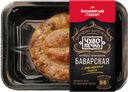 Колбаса ЧУДО ПЕЧКА запеченная Баварская фермерская с сыром варено-копченая, 250г