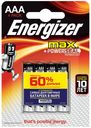 Батарейки Energizer, Макс, ААА, 4 шт.