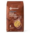 Мука ржаная обойная Маркет, 1кг