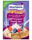 Каша овсяная цельнозерновая Мистраль Ягодный мусс, 40 г