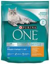 Сухой корм Purina ONE с курицей и злаками повседневный для пожилых кошек 750 г