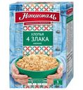 Хлопья Националь 4 злака мелкие с пшеничными отрубями 400г