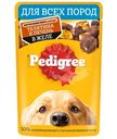 Корм Pedigree телятина и печень для взрослых собак в желе, 85г