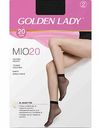 Носки женские Golden Lady Mio цвет: nero/чёрный 20 den, 2 пары
