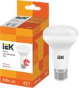 Лампа IEK LED R63, рефлектор, 8Вт, 230В, 3000К, E27