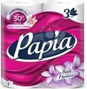 Туалетная бумага Papia Балийский цветок 3 слоя 4шт.