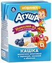 Каша Агуша Укрепляй-ка злаковая 2,7% молочная Черника-малина-яблоко с 6 месяцев 200 мл