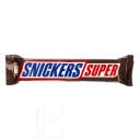 Батончик SNICKERS SUPER шоколадный с жареным арахисом, карамелью и нугой покрытый молочным шоколадом, 80г