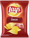 Чипсы Lay's картофельные, бекон, 90 г