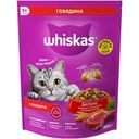 Корм сухой Whiskas с говядиной для взрослых кошек 800г