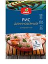 Крупа рис длиннозерный ОКЕЙ 400г в варочных пакетах, 5x80г