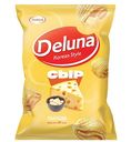 Снеки кукурузные Deluna Ракушки со вкусом сыра, 60г