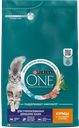 Корм сухой для кошек PURINA ONE с высоким содержанием курицы, для стерилизованных, 3кг