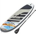 SUP доска 305х84х12см в комплекте весло ручной насос рюкзак спиральный ремешок центральный киль-стабилизатор ремонтный комплект