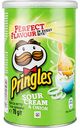 Чипсы картофельные Pringles со вкусом сметаны и лука, 70 г