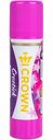 Клей-карандаш Crown Magic с цветным исчезающим индикатором, 15 г
