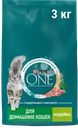 Корм сухой для взрослых кошек PURINA ONE Housecat с индейкой и цельными злаками