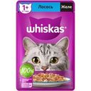 Корм влажный Whiskas Лосось желе для кошек 75г