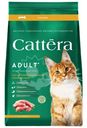 Корм Cattera с курицей сухой полнорационный для взрослых кошек, 300г