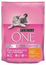 Корм сухой PURINA ONE®, для котят, курица-злаки, 750г