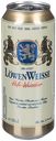 Пиво Löwen Weisse Hefeweizen светлое нефильтрованное 5,2% ж/б, 0,5 л