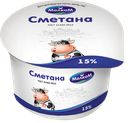 Сметана МОЛКОМ, 15% (Пензенский гормолком ОАО), 200г
