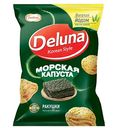 Снеки кукурузные Deluna Ракушки со вкусом морской капусты, 60г