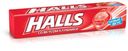Карамель леденцовая Halls со вкусом клубники, 25 г