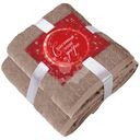 Набор полотенец Verossa Amento махровых цвет молочный шоколад