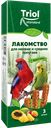 Лакомство для попугаев ТРИОЛ, Мелких и средних пород, с фруктами 