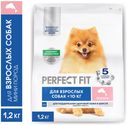 Корм сухой полнорационный PERFECT FIT с лососем для взрослых