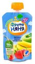 Десерт ФрутоНяня На прогулку Яблоко Банан Клубника 7мес+ 90г