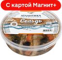 АТЛАНТИКА Сельдь ассорти ф/кус в/мас 400г(ИП Раздорская):6