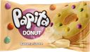Кекс SOLEN PAPITA DONUT с какао-глазурью, банановой начинкой и цветным драже, 40г