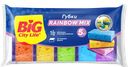Губки для посуды BIG CITY LIFE Rainbow, крупнопористые Арт. 15107489, 5шт