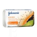 Мыло JOHNSON'S VITA-RICH Смягчающее c ароматом папайи  90г