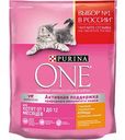 Корм для котят 1-12 месяцев Purina One с курицей и цельными злаками, 750 г