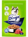 Корм влажный Dingo с говядиной в соусе полнорационный для собак 85г